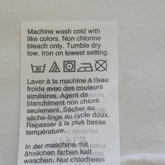 J.Crew Square Neck T-Shirt Top Womens Size S White 3/4 Sleeve Super Stretchy - Picture 6 of 6